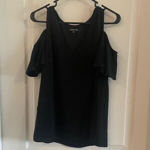 Sugarlips Elegant Black V-Neck Top